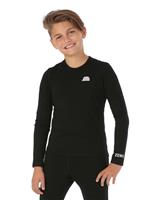 Zemu Solid First Layer Long Sleeve Crewneck - Youth - Black