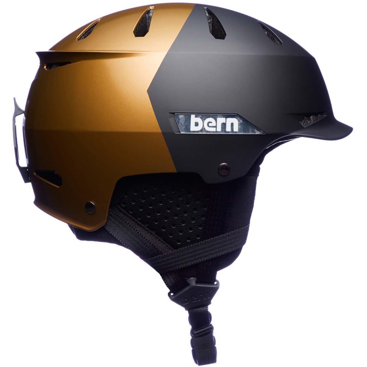 bern helmets snowboard audio mens Small, Metallic Copper Hatstyle Bern Hendrix MIPS Helmet