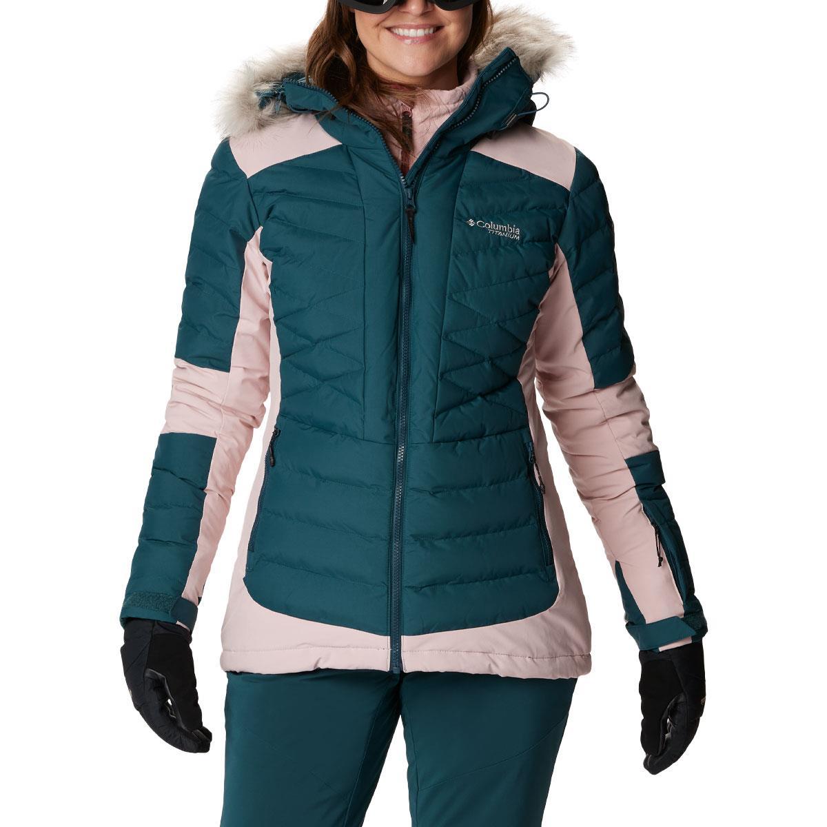 Columbia Sportswear Women’s Ski Lined Jacket 2 in1 Jacket hood RN 69724