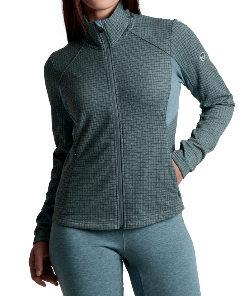 Kuhl Women's Reactiv Grid Fleece FZ | Skis.com
