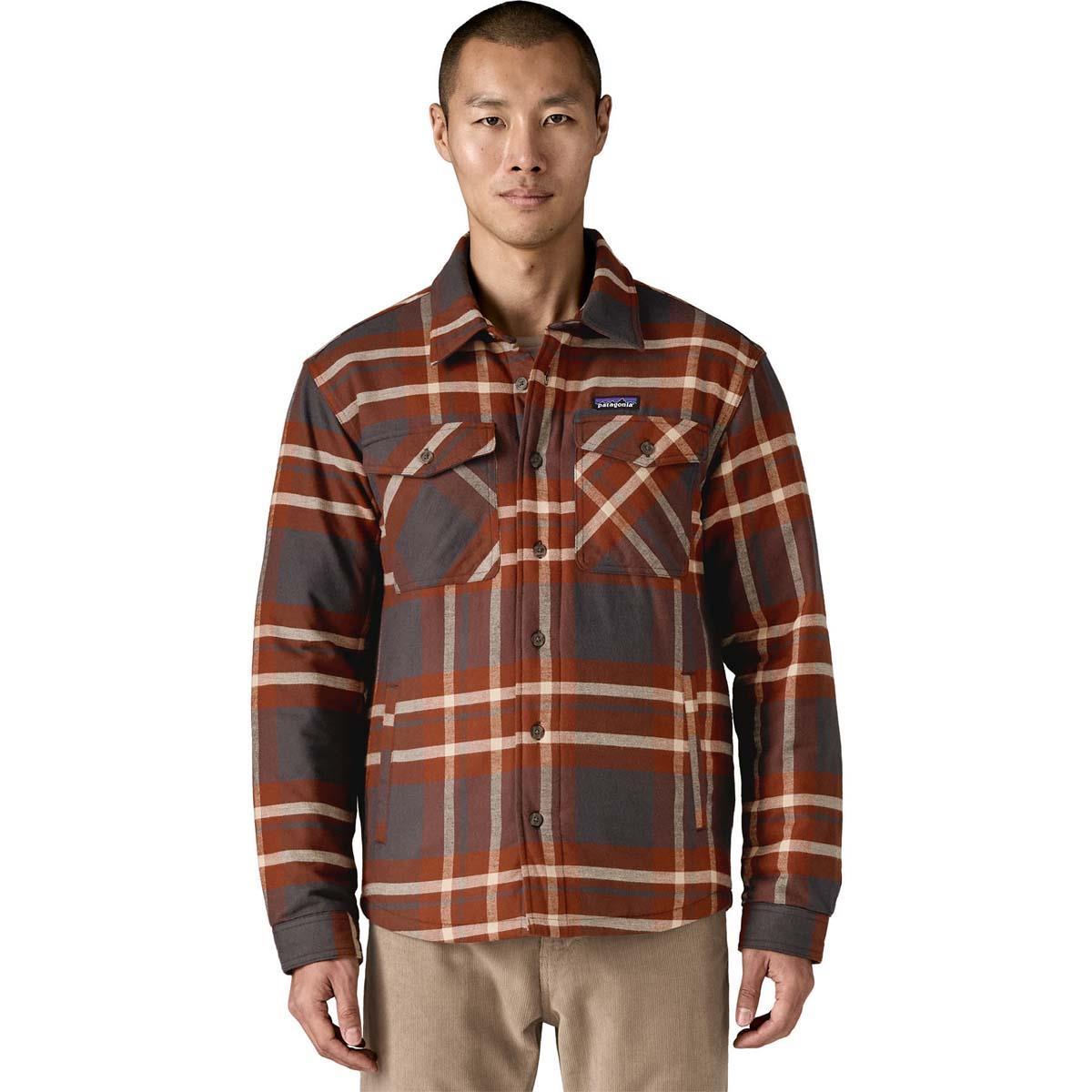 Patagonia Men's LW Insulated Fjord Flannel Shirt | Skis.com