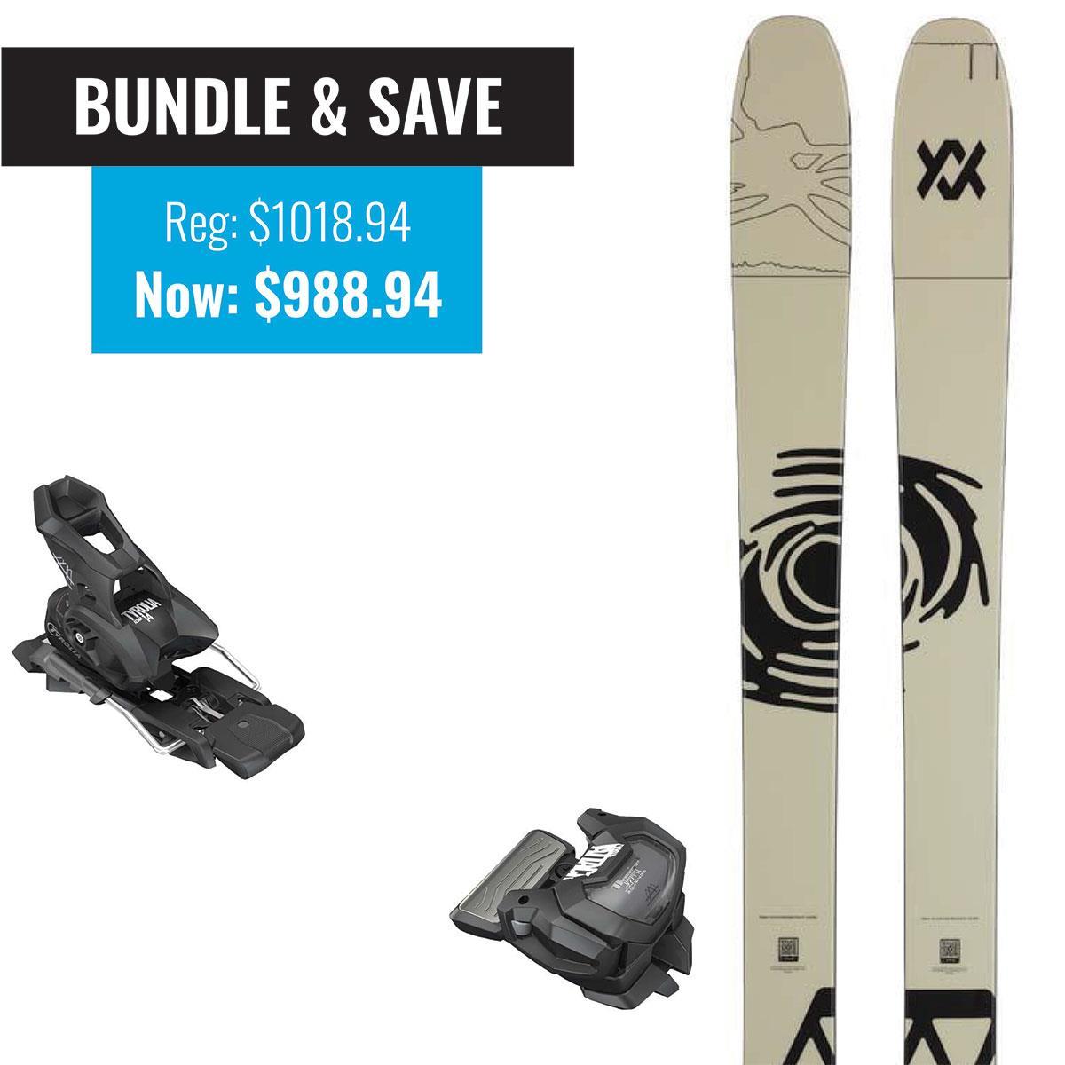 Volkl Revolt 101 Skis + Tyrolia Attack 14 GW Bindings | Skis.com