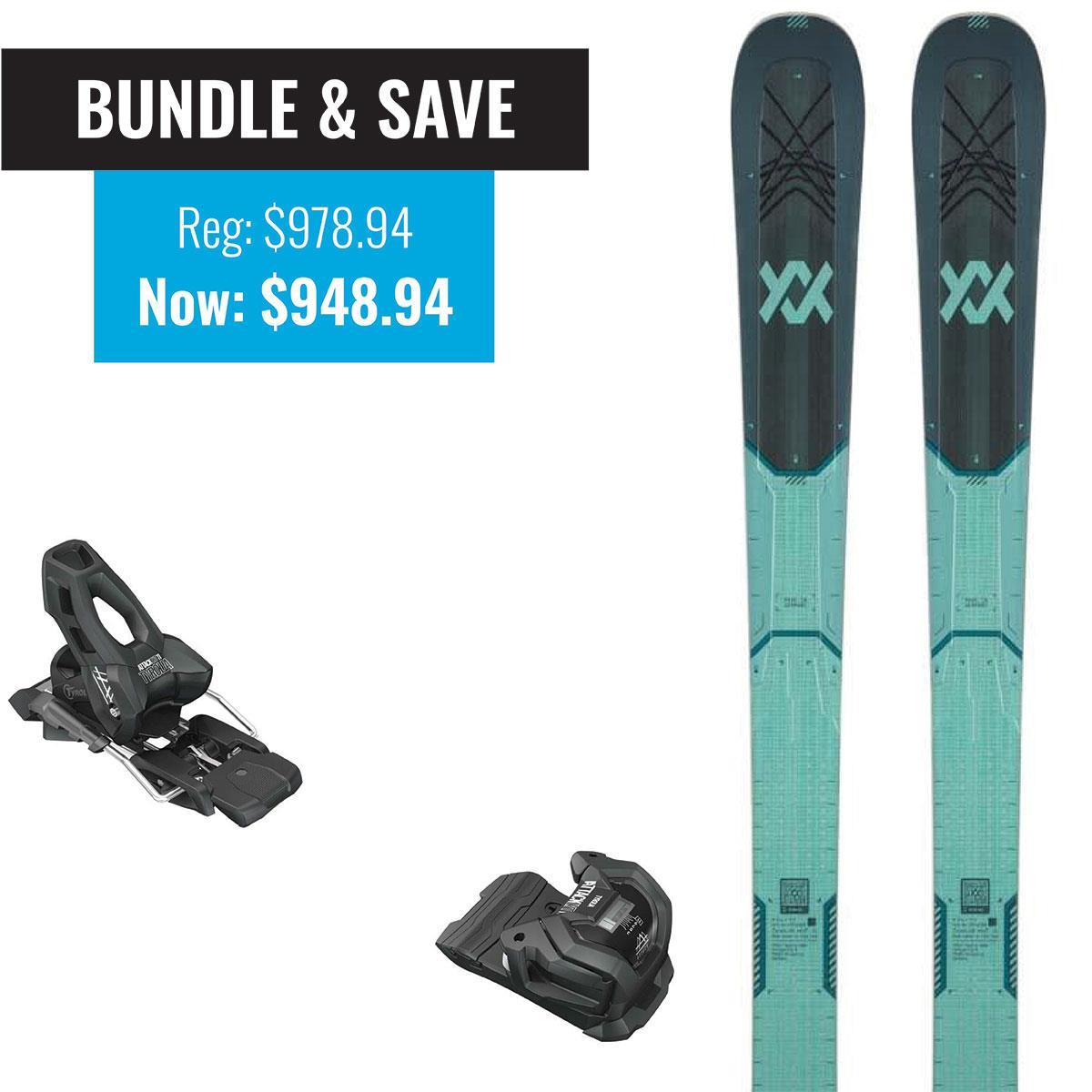 Volkl Mantra 84 W Skis + Tyrolia Attack LYT 11 GW Bindings | Skis.com