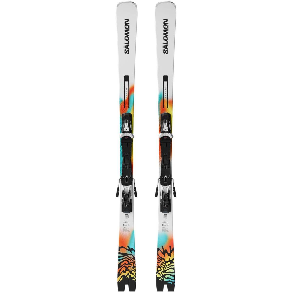 Salomon Men's Addikt Pro 76 Skis + Salomon Men's MI 12 GW Bindings