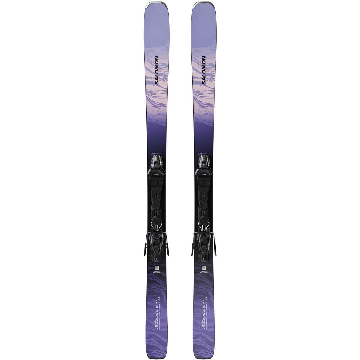 Salomon Women's Stance 84 W Skis + Salomon Women's M 11 GW