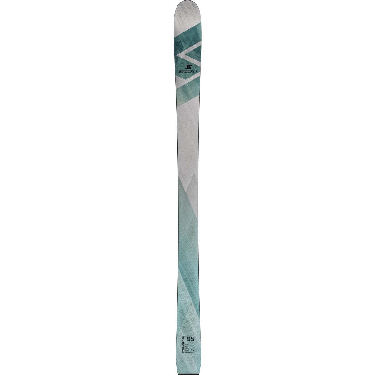 Men's Stockli Stormrider 95 Skis w/Powder Rocker & Freeride Tail