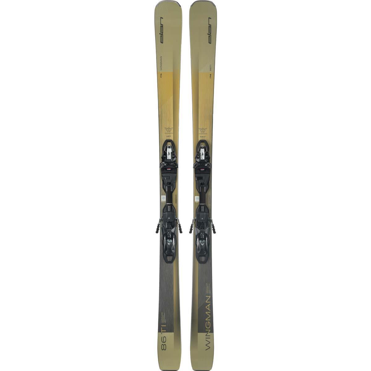 Elan Men's Wingman 86 TI + EMX 12.0 Skis | Skis.com