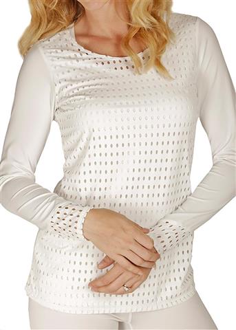 Snow Angel Peek Overlay Scoop - Women's