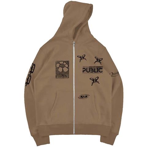 Public Men's Sum Zip Hoodie