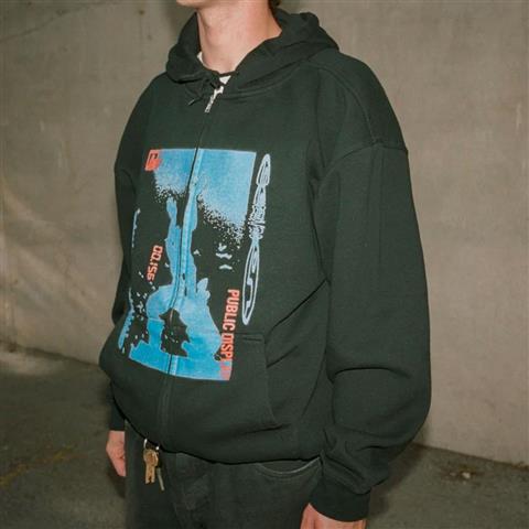 Public Display Zip Hoodie