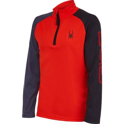 Spyder Retro Zip T-Neck - Boy&#39;s