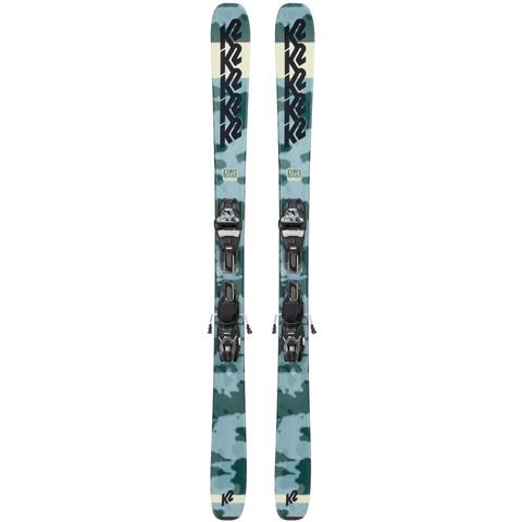 K2 Women's Reckoner 92 Skis w/ Marker Squire 10 Quick Click Bindings