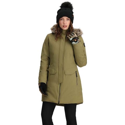 thumbnail image 2 of Doudoune Hiver Femme Garemcy Women's Winter Puffer Jacket - Water-repellent Fleece Lined Parka With Fur Hood Rissida Womens Jacket Faux Fur Puffer Jacket 2 of 12