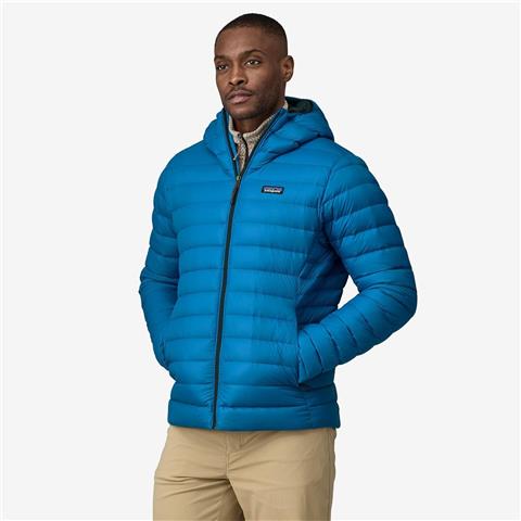 Patagonia men's down sweater jacket navy blue online