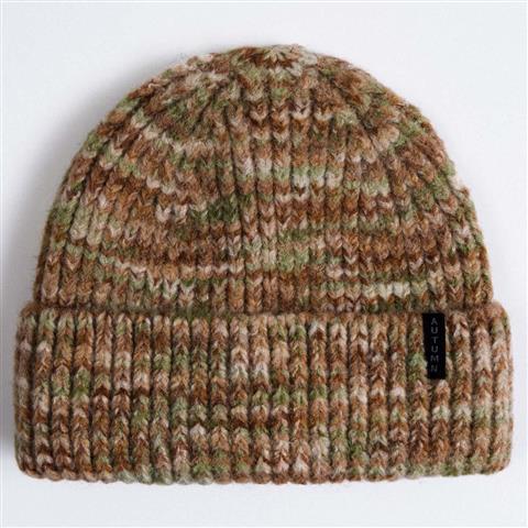 Autumn Marble Knit Beanie