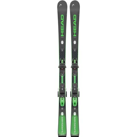 Head Men's Supershape E-Magnum Skis + Tyrolia Protector 11 GW Bindings