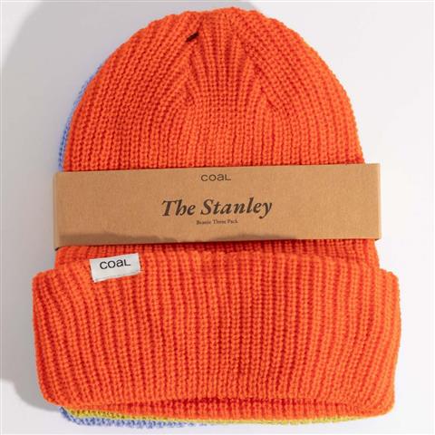 Coal Headwear The Stanley 3-Pack of Knit Beanies
