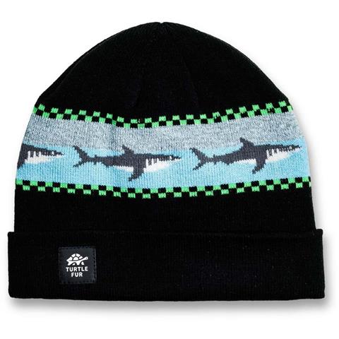 Turtle Fur Kid's Shark Attack Beanie
