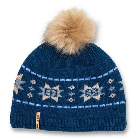 Turtle Fur Women's Lambswool North Star Pom Beanie