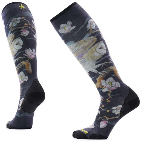 Smartwool Women's Ski Zero Cushion Nightwatcher Print OTC Socks