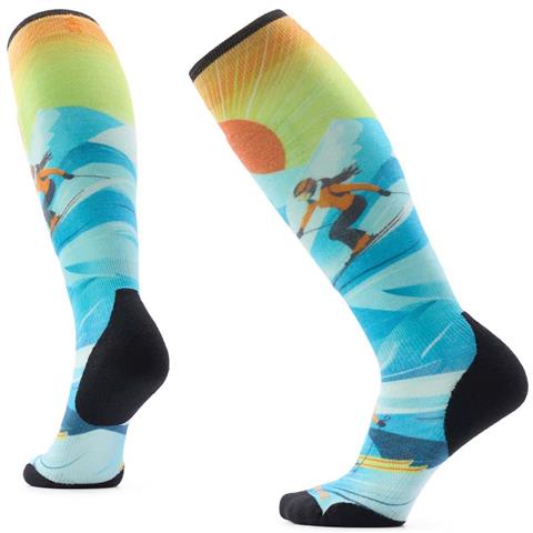 Smartwool Women's Ski Targeted Cushion Steep Days Print OTC Socks