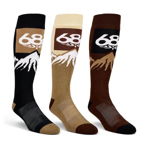 686 Men's Snow Caps Sock - 3 Pack