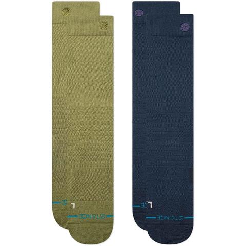 Stance Iconic Mid Poly Snow Sock 2 Pack