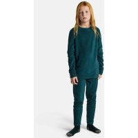 Burton Kids' Fleece Base Layer Set - Deep Emerald