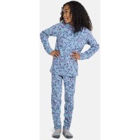 Burton Kids' Fleece Base Layer Set - Cheetah