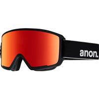 Anon M3 Goggles + Bonus Lens - Black Frame w/ Red Solex & Red Ice Lenses (185651-007)