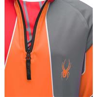 Spyder Divide Zip T-Neck - Boy's - Volcano