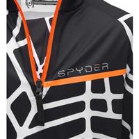 Spyder Hideout Zip T-Neck - Boy's - Black