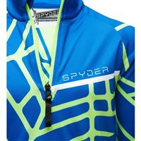 Spyder Hideout Zip T-Neck - Boy's - Old Glory