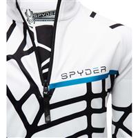 Spyder Hideout Zip T-Neck - Boy's - White
