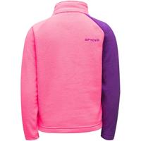 Spyder Speed Fleece Zip T-Neck - Youth Girl's - Bryte Bubblegum