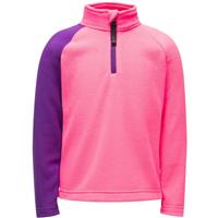Spyder Speed Fleece Zip T-Neck - Youth Girl's - Bryte Bubblegum