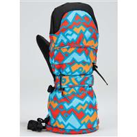 Gordini Toddler Baby Baby Baby Print Mitt - Geo Peaks Blue / Orange