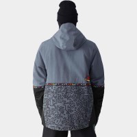 686 Men's Foundation Jacket - Keith Haring Denim Colorblock