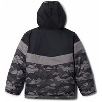 Columbia Lightning Lift II Jacket - Boy's - Black Scrapscape Tonal / Black / City Grey