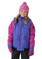 Burton Twist Bomber Jacket - Girl's - Sorcerer / Grapeseed