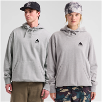 Burton Unisex Mountain Pullover Hoodie - Gray Heather