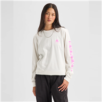 Burton Unisex Elite Long Sleeve T-Shirt - Stout White / Shockwave Pink