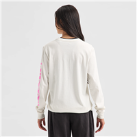 Burton Unisex Elite Long Sleeve T-Shirt - Stout White / Shockwave Pink