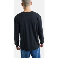 Burton Colfax Long Sleeve Shirt - Unisex - True Black