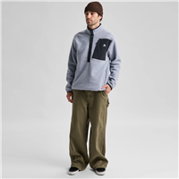 Burton Cinder Pullover Fleece - Gray Heather