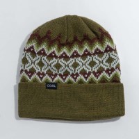 Coal Winters Beanie - Olive / Off White