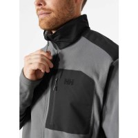 Helly Hansen Men's Daybreaker Block Microfleece Jacket - Concrete