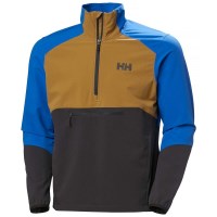 Helly Hansen Men's Cascade Shield Anorak - Ebony / Cobalt 2.0