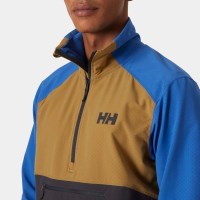 Helly Hansen Men's Cascade Shield Anorak - Ebony / Cobalt 2.0