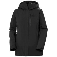 Helly Hansen Women's Snowplay Long Insulated Ski Jacket - Black (990)